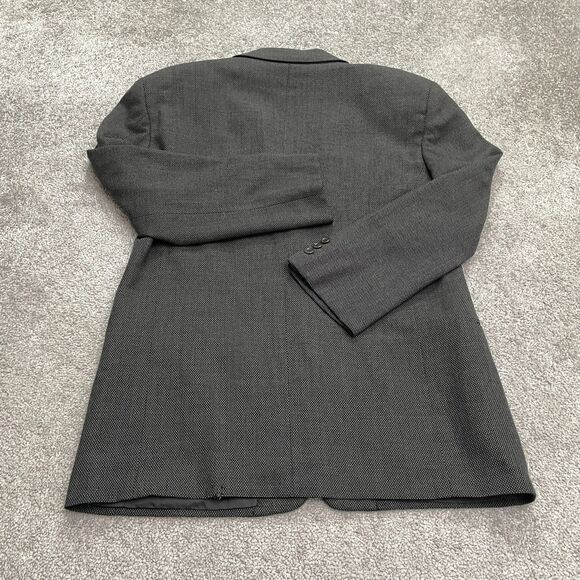 MANI By Giorgio Armani Neiman Marcus Italian Wool Suit Blazer Mens 42R Gray Work - Picture 2 of 16